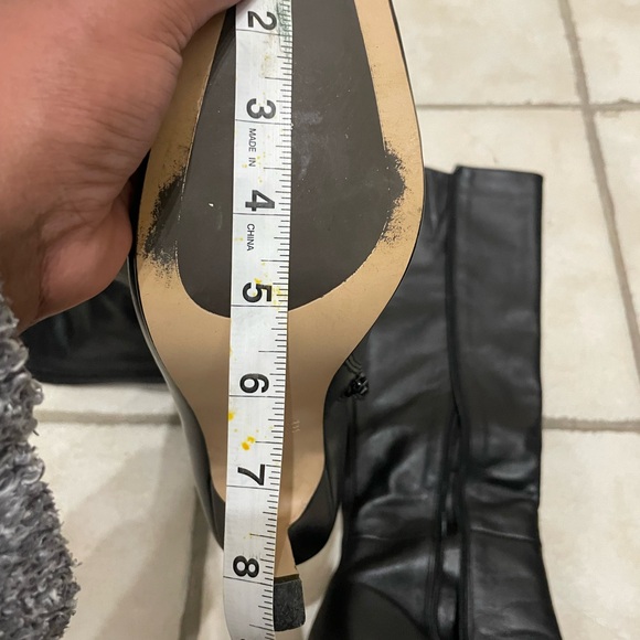 Revolve Tony Bianco Havana Calf Boot Leather Stiletto Heel Square
Toe Venice 7.5 - Picture 8 of 13